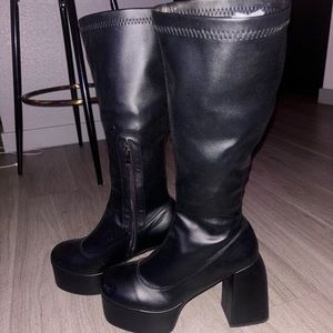 Black Platform Boots